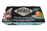 Voskes Delicatesse Gelei Tonijn en Krab 6 x 25 gr