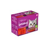 Whiskas Kattenvoer Senior Classic Selectie in Saus 12 x 85 gr