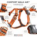 DOG Copenhagen hondentuig Comfort Walk Air Orange Sun