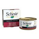 Schesir Kattenvoer Tonijn/Tandbras Gelei 85 gr