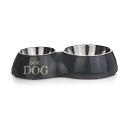 Beeztees Dinerset Best Dog Grijs<br> 350 ml + 700 ml