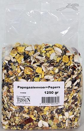 Papegaaivoer met Pepers 1250 gr