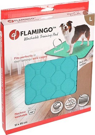 Flamingo trainingsmat Patsy Antislip Groen