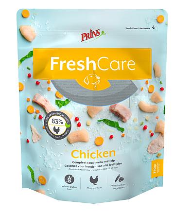 Prins hondenvoer FreshCare Schijven chicken 750 gr