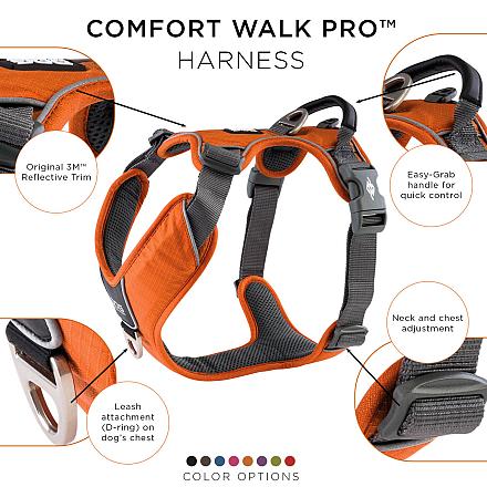 DOG Copenhagen hondentuig Comfort Walk Pro Orange Sun