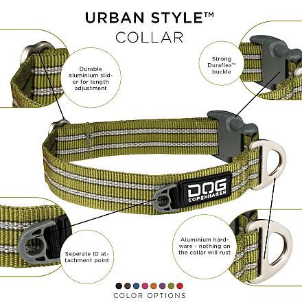 DOG Copenhagen halsband Urban Style Hunting Green