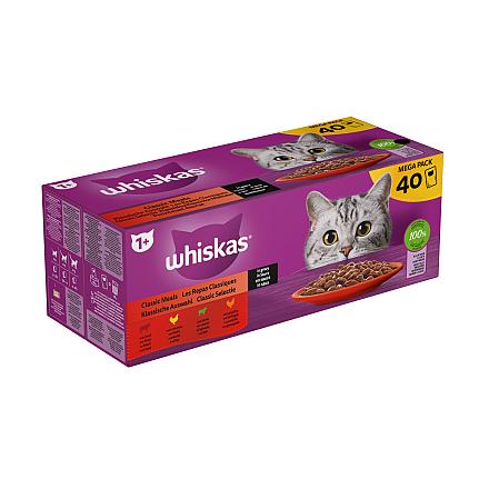 Whiskas Kattenvoer Adult Classic Selectie in Saus 40 x 85 gr