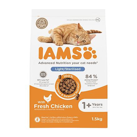 IAMS Kattenvoer Adult Sterilised Chicken<br> 1,5 kg