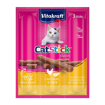 Vitakraft Cat Stick mini gevogelte en lever 18 gr