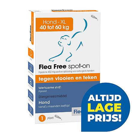 Flea Free Spot-On Hond 40 - 60 kg 1 pipet