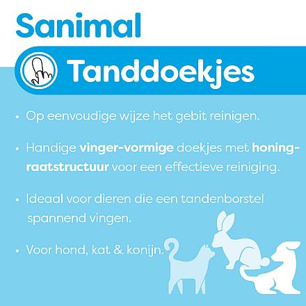 Sanimal Tanddoekjes<br> 50 st