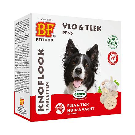 BF Petfood Knoflook Tabletten Pens Vlo en Teek 55 st