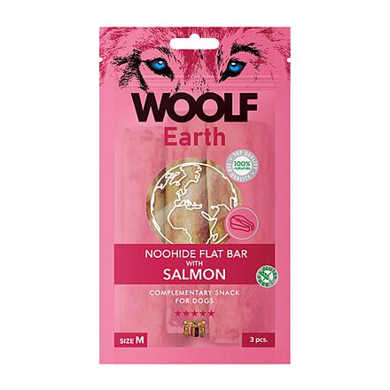 Woolf Earth Noohide Flat Bar with Salmon M 90 gr