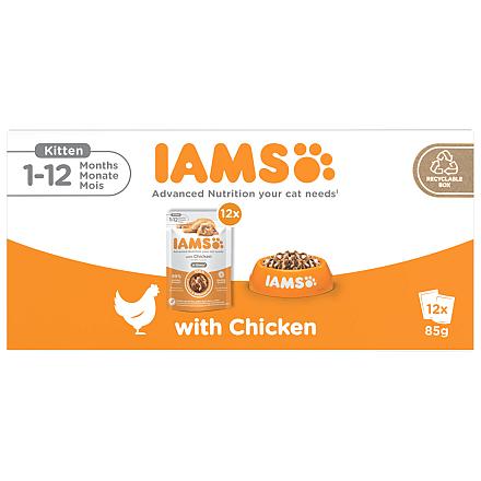 IAMS Delights Kitten in Gravy 12 x 85 gr