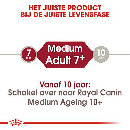 Royal Canin Hond Medium Adult 7+ 4 Kg