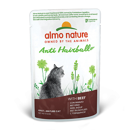 Almo Nature Kattenvoer Anti Hairball Rund 70 gr