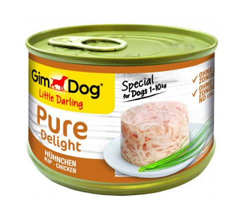 GimDog hondenvoer Little Darling Pure Delight kip 150 gr