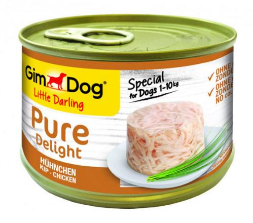 GimDog hondenvoer Little Darling Pure Delight kip 85 gr