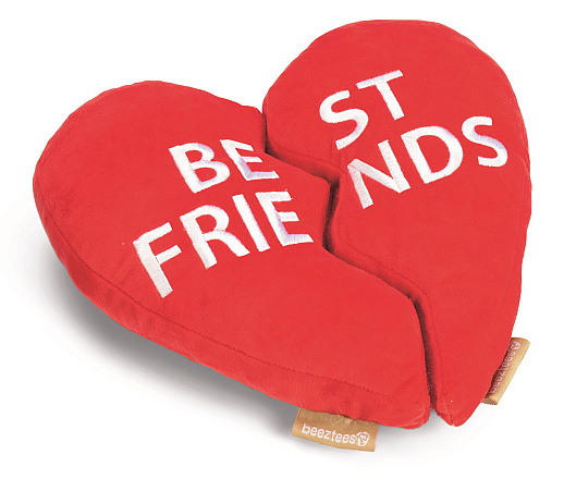 Beeztees hondenspeelgoed Hart Best Friends Rood