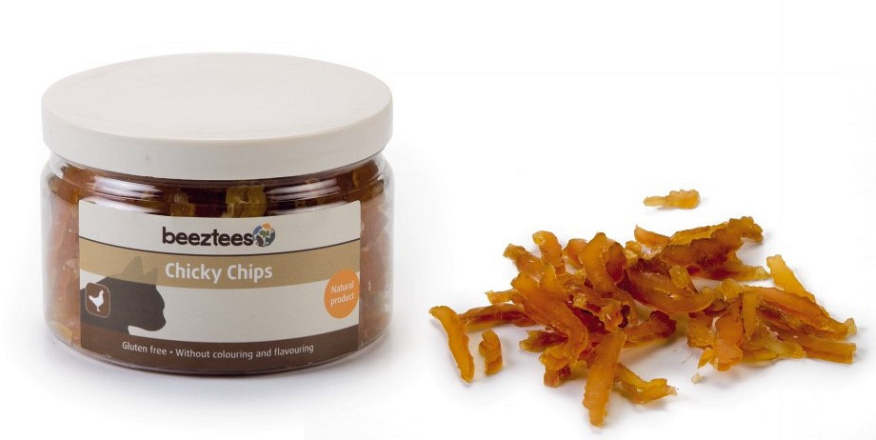 Beeztees kattensnack Chicky Chips 75 gr